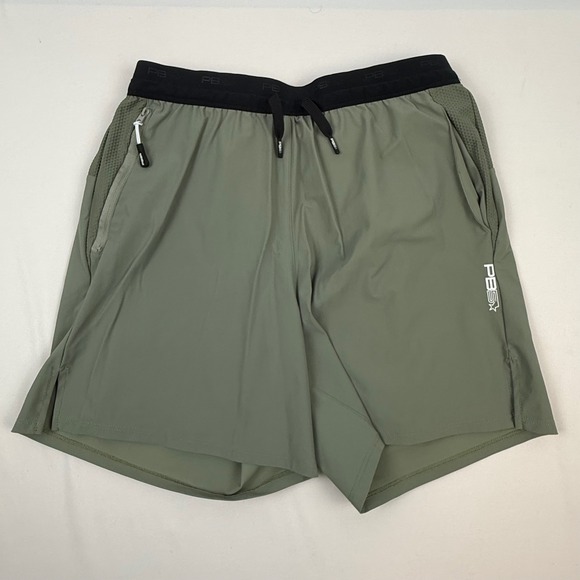 PB5Star Other - PB5Star Mens Olive Green 2-in-1 Athletic Training Shorts Size Large Pickleball